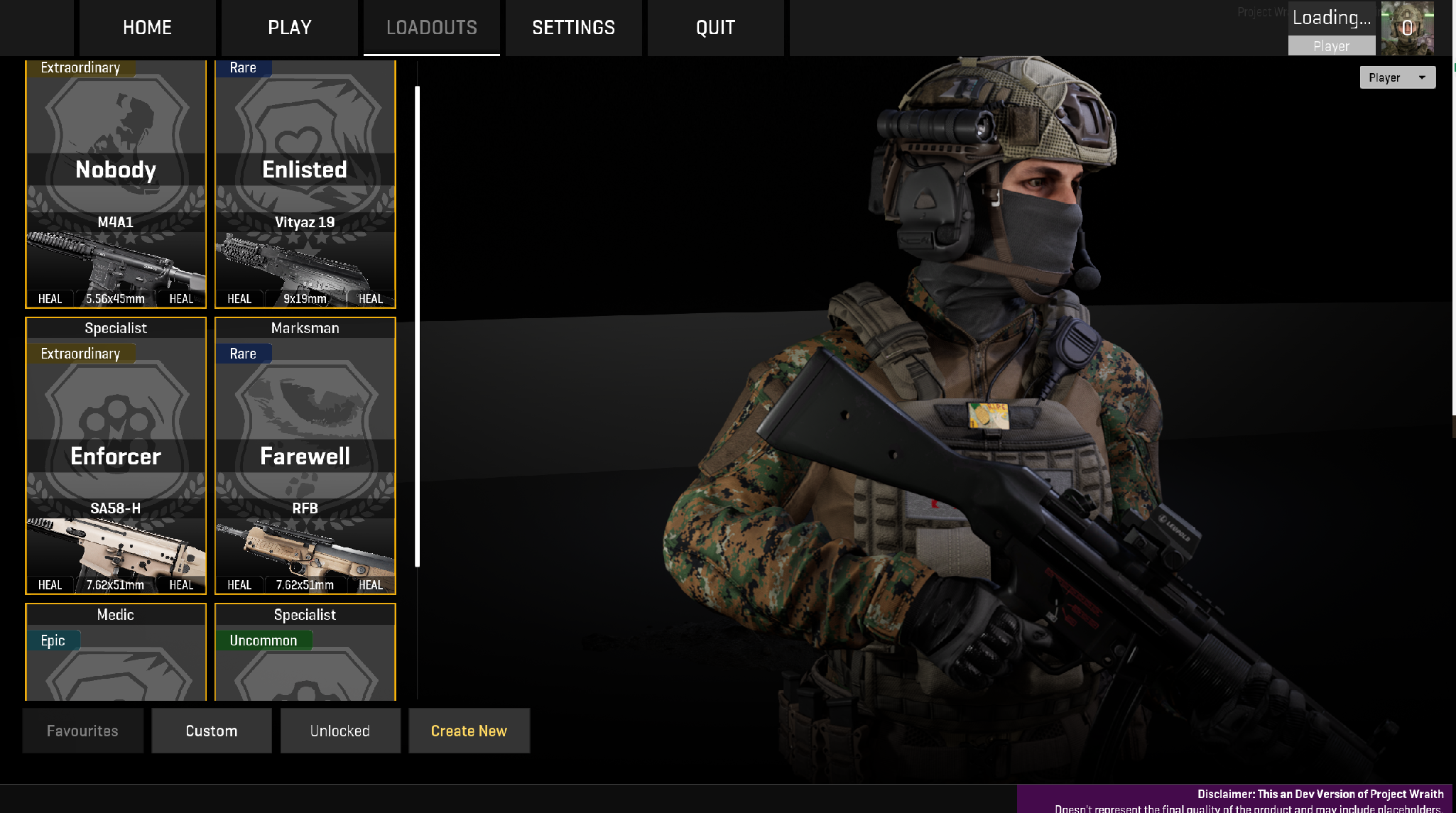 Project Wraith abilities